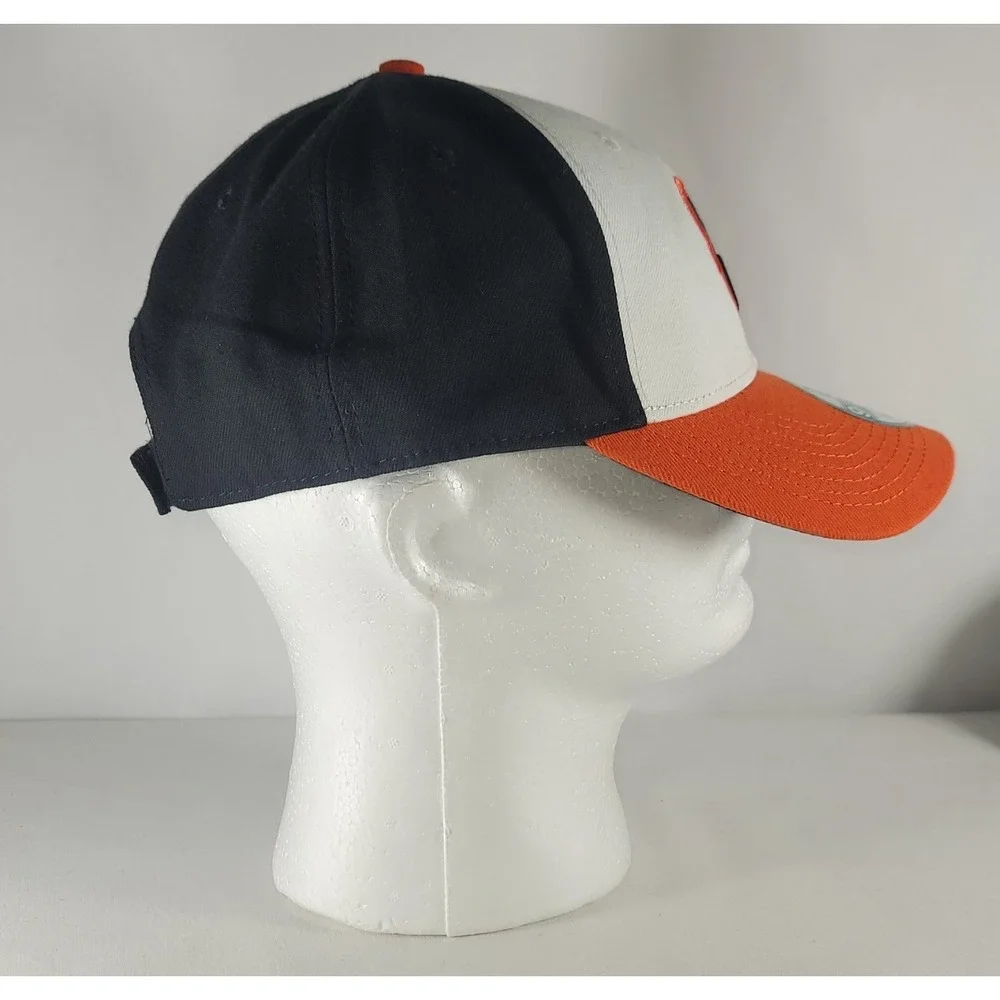 New Era 9FORTY Baltimore Orioles Hook & Loop Adjustable Strapback Hat Cap NWT